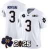 Men's Notre Dame Fighting Irish 2025 CFP Final Patch Vapor Limited Jersey - All Stitched