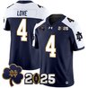 Men's Notre Dame Fighting Irish 2025 CFP Final Patch Vapor Limited Jersey - All Stitched
