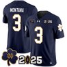 Men's Notre Dame Fighting Irish 2025 CFP Final Patch Vapor Limited Jersey - All Stitched