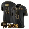 Men's Notre Dame Fighting Irish 2025 CFP Final Patch Gold Vapor Limited Jersey - All Stitched