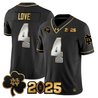 Men's Notre Dame Fighting Irish 2025 CFP Final Patch Gold Vapor Limited Jersey - All Stitched