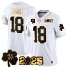 Men's Notre Dame Fighting Irish 2025 CFP Final Patch Gold Vapor Limited Jersey - All Stitched