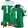 Men's Notre Dame Fighting Irish Playoff 2025 Sugar Bowl Champions Patch Vapor Limited Jersey - All Stitched