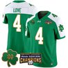 Men's Notre Dame Fighting Irish Playoff 2025 Sugar Bowl Champions Patch Vapor Limited Jersey - All Stitched