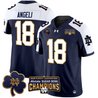 Men's Notre Dame Fighting Irish Playoff 2025 Sugar Bowl Champions Patch Vapor Limited Jersey - All Stitched