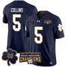 Men's Notre Dame Fighting Irish Playoff 2025 Sugar Bowl Champions Patch Vapor Limited Jersey - All Stitched