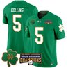 Men's Notre Dame Fighting Irish Playoff 2025 Sugar Bowl Champions Patch Vapor Limited Jersey - All Stitched