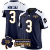 Men's Notre Dame Fighting Irish Playoff 2025 Sugar Bowl Champions Patch Vapor Limited Jersey - All Stitched