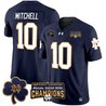 Men's Notre Dame Fighting Irish Playoff 2025 Sugar Bowl Champions Patch Vapor Limited Jersey - All Stitched