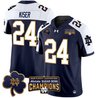 Men's Notre Dame Fighting Irish Playoff 2025 Sugar Bowl Champions Patch Vapor Limited Jersey - All Stitched