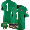Men's Notre Dame Fighting Irish Playoff 2025 Sugar Bowl Champions Patch Vapor Limited Jersey - All Stitched