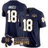 Men's Notre Dame Fighting Irish Playoff 2025 Sugar Bowl Champions Patch Vapor Limited Jersey - All Stitched