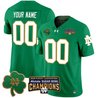 Notre Dame Fighting Irish Playoff 2025 Sugar Bowl Champions Patch Vapor Limited Custom Jersey - All Stitched