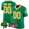 Notre Dame Fighting Irish Playoff 2025 Sugar Bowl Champions Patch Vapor Limited Custom Jersey - All Stitched