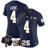 Women's Notre Dame Fighting Irish 2025 CFP Final Patch Vapor Limited Jersey - All Stitched