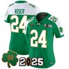 Women's Notre Dame Fighting Irish 2025 CFP Final Patch Vapor Limited Jersey - All Stitched