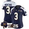 Women's Notre Dame Fighting Irish 2025 CFP Final Patch Vapor Limited Jersey - All Stitched
