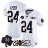 Women's Notre Dame Fighting Irish 2025 CFP Final Patch Vapor Limited Jersey - All Stitched