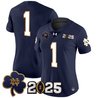 Women's Notre Dame Fighting Irish 2025 CFP Final Patch Vapor Limited Jersey - All Stitched