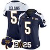Women's Notre Dame Fighting Irish 2025 CFP Final Patch Vapor Limited Jersey - All Stitched