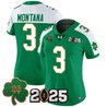 Women's Notre Dame Fighting Irish 2025 CFP Final Patch Vapor Limited Jersey - All Stitched