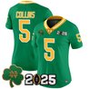 Women's Notre Dame Fighting Irish 2025 CFP Final Patch Vapor Limited Jersey - All Stitched