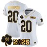 Women's Notre Dame Fighting Irish 2025 CFP Final Patch Gold Vapor Limited Jersey - All Stitched