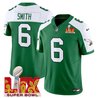 Men's Philadelphia Eagles Kelly Green Super Bowl LIX Patch Vapor Limited Jersey - All Stitched