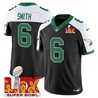 Men's Philadelphia Eagles Kelly Green Super Bowl LIX Patch Vapor Limited Jersey - All Stitched