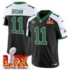 Men's Philadelphia Eagles Kelly Green Super Bowl LIX Patch Vapor Limited Jersey - All Stitched