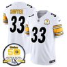 Men's Steelers 50th Anniversary Of Super Bowl IX Patch Vapor Limited Jersey - All Stitched