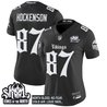 Women's Minnesota Vikings 'Gothic Norseblood Edition' Vapor Limited Jersey - All Stitched