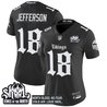 Women's Minnesota Vikings 'Gothic Norseblood Edition' Vapor Limited Jersey - All Stitched