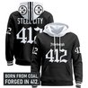 Men's Pittsburgh Steelers 'Gothic Steel City Edition' Pullover Hoodie - All Stitched