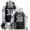 Men's Washington Redskins 'Gothic Capital Edition' Pullover Hoodie - All Stitched