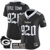 Women's Green Bay Packers 'Gothic Frozen Tundra Edition' Vapor Limited Jersey - All Stitched