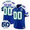 Seattle Seahawks 50th Anniversary Patch Vapor Limited Custom Jersey - All Stitched