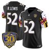 Men's Baltimore Ravens 'Maryland Flag Edition' Vapor Limited Jersey - 30th Anniversary Patch - All Stitched