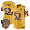Men's Baltimore Ravens 'Maryland Flag Edition' Vapor Limited Jersey - 30th Anniversary Patch - All Stitched