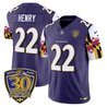 Men's Baltimore Ravens 'Maryland Flag Edition' Vapor Limited Jersey - 30th Anniversary Patch - All Stitched