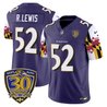 Men's Baltimore Ravens 'Maryland Flag Edition' Vapor Limited Jersey - 30th Anniversary Patch - All Stitched