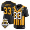 Men's Pittsburgh Steelers 1933 Patch Throwback Vapor Limited Jersey - All Stitched