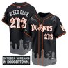 Men's Los Angeles Dodgers 'Halloween Edition' Premier Limited Jersey - Stitched