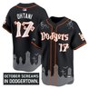 Men's Los Angeles Dodgers 'Halloween Edition' Premier Limited Jersey - Stitched