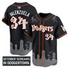 Men's Los Angeles Dodgers 'Halloween Edition' Premier Limited Jersey - Stitched