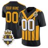 Pittsburgh Steelers 1933 Patch Throwback Vapor Limited Custom Jersey V2 - All Stitched