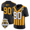 Men's Pittsburgh Steelers 1933 Patch Throwback Vapor Limited Jersey V2 - All Stitched
