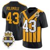 Men's Pittsburgh Steelers 1933 Patch Throwback Vapor Limited Jersey V2 - All Stitched