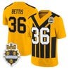 Men's Pittsburgh Steelers 1933 Patch Throwback Vapor Limited Jersey V2 - All Stitched