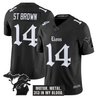 Men's Detroit Lions 'Gothic Motor Grit Edition' Vapor Limited Jersey V2 - All Stitched